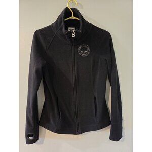 Harley-Davidson Women Full Zip Fleece XS Black  Pre-Owned